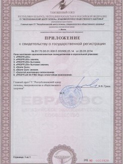 2015.03.25 Чехов - Приложение к сертификату, Профили поливинилхлоридные системы Rehau.